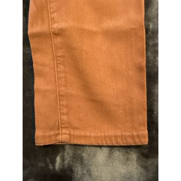 AG Adriano Goldschmied The Stevie Ankle Slim Straight Jeans 28R Orange Cotton B - Picture 11 of 12